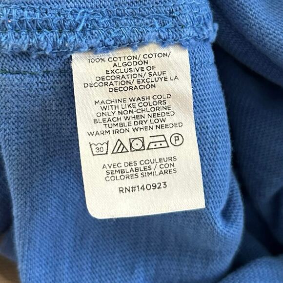 Loft Women Long Sleeve Tshirt Top Lounge Basic Minimalist Essential Blue Size XS - Picture 7 of 8